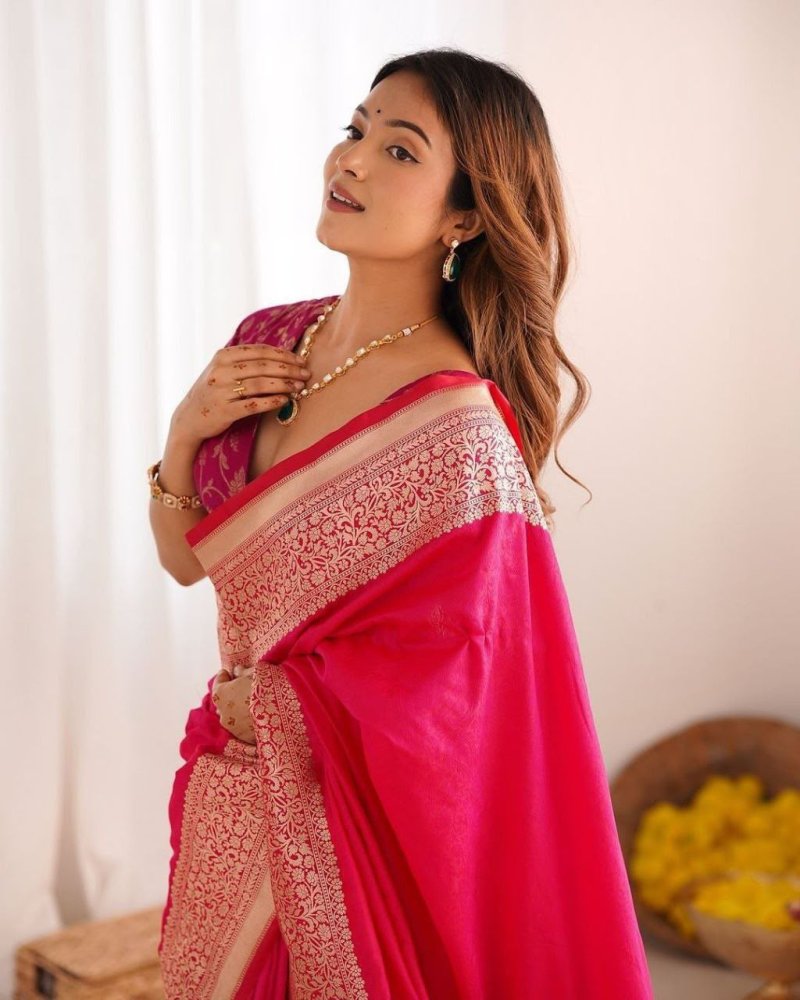 Minaxi Vol 1 By Aab Art Silk Jacquard Border Saree 